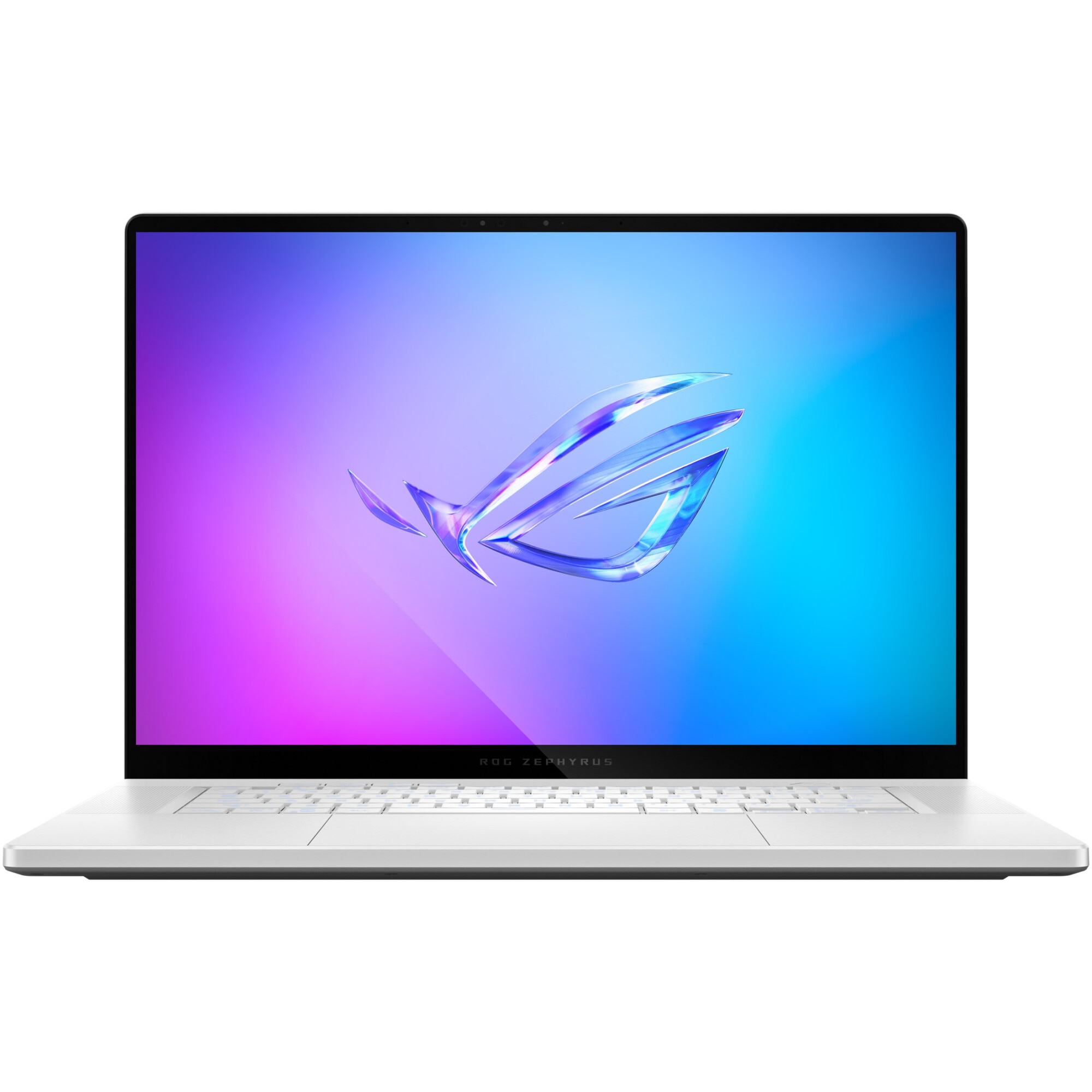 Laptop Gaming ASUS ROG Zephyrus G16 GA605WI cu procesor AMD Ryzen™ AI 9 HX 370 pana la 5.1GHz, 16", WQXGA, OLED, 240Hz, 32GB LPDDR5x, 1TB SSD, NVIDIA® GeForce RTX™ 4070 8GB GDDR6, No OS, PLATINUM WHITE