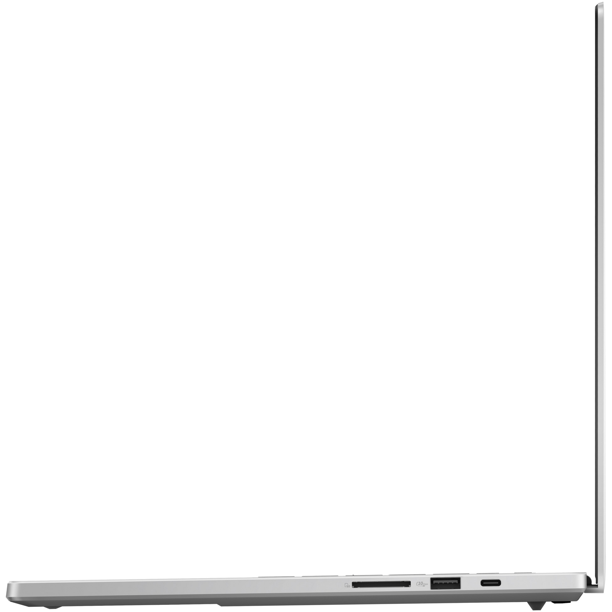 Laptop Gaming ASUS ROG Zephyrus G16 GA605WI cu procesor AMD Ryzen™ AI 9 HX 370 pana la 5.1GHz, 16", WQXGA, OLED, 240Hz, 32GB LPDDR5x, 1TB SSD, NVIDIA® GeForce RTX™ 4070 8GB GDDR6, No OS, PLATINUM WHITE