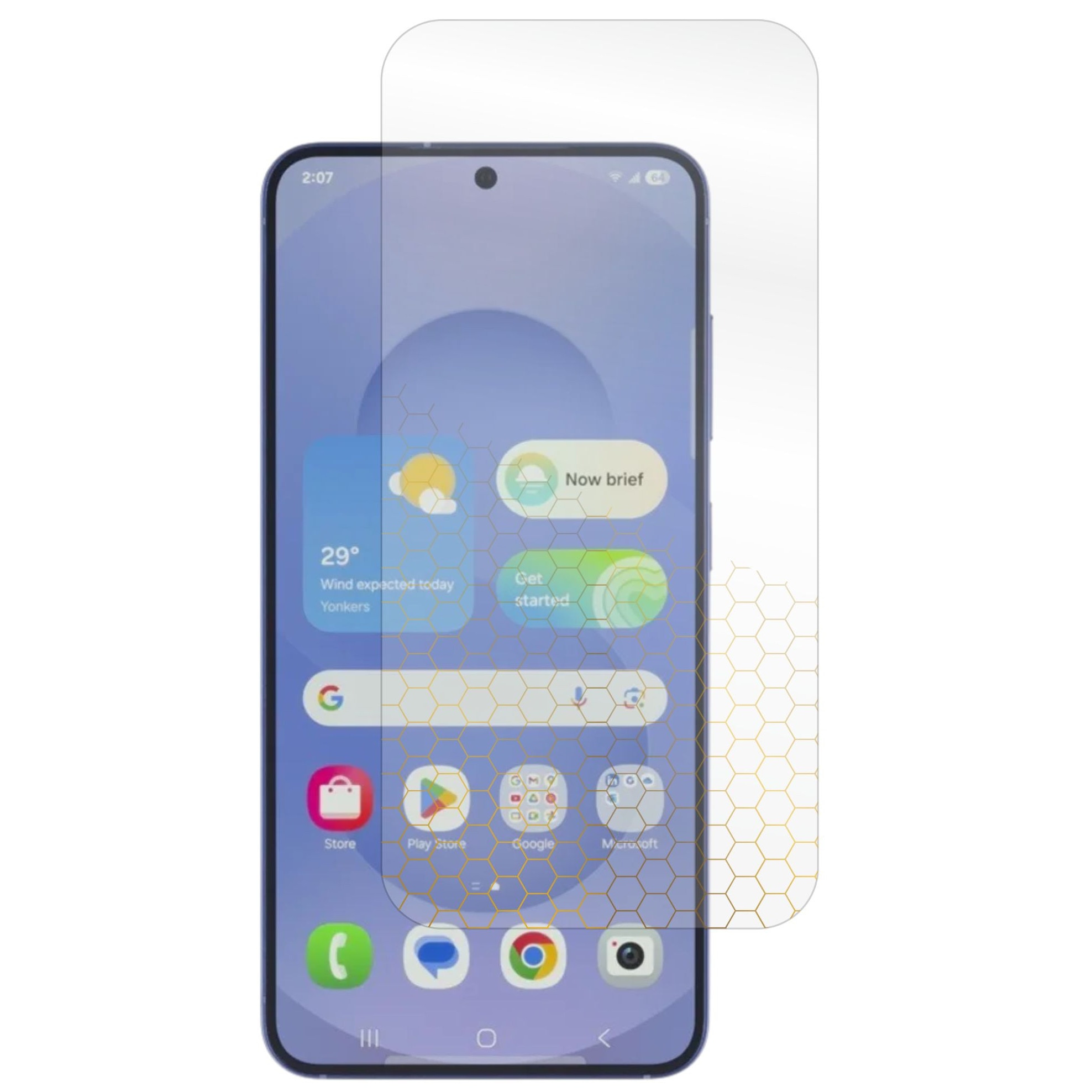 Folie protectie pentru Samsung Galaxy S25 FE, Claritate cristalina, Decupaje Precise, Aplicare Usoara, Antistatica
