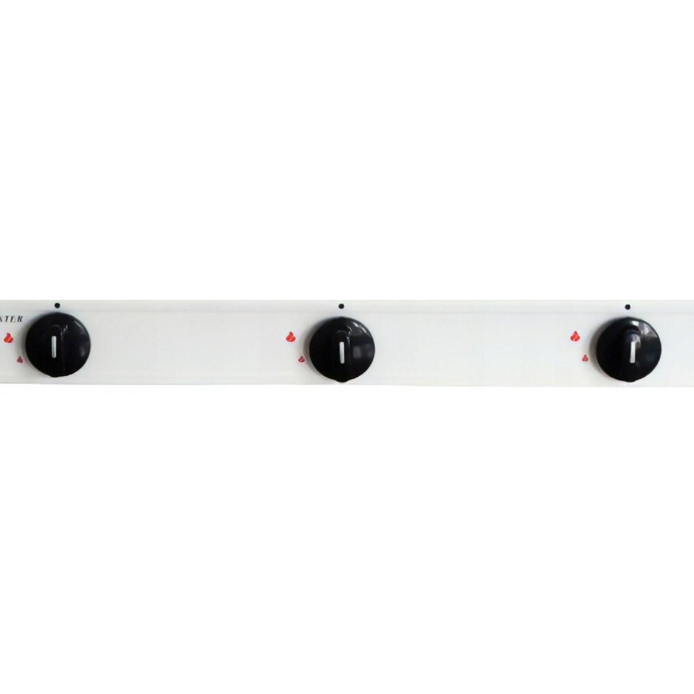 Plita gaz, GASMASTER BG-03C, 3 arzatoare, 3.35 kW, alb, 59x39x10cm