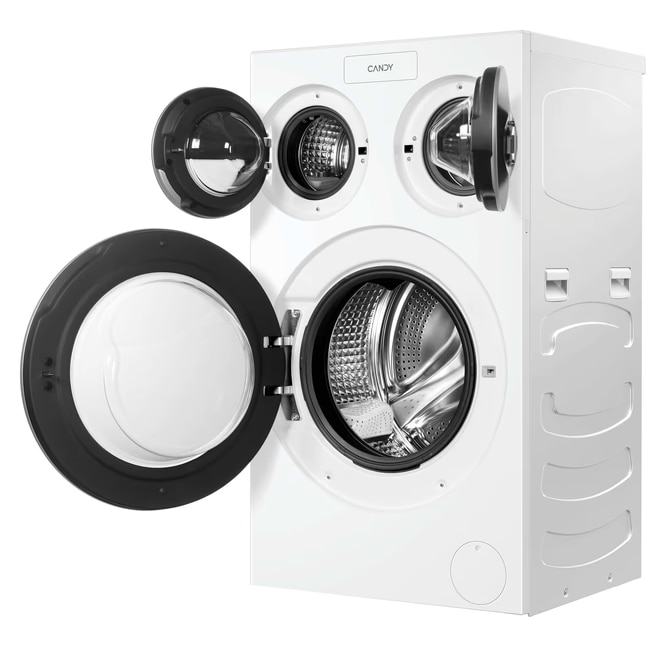 Masina de spalat CANDY MultiWash MQD 410CBL9-PL cu inteligenta artificiala, 3 cuve, 10+1+1kg 1400 RPM, Dozare automata, sterilizare anitimicrobiana UV, dim 107 x 59 x60 cm, alb