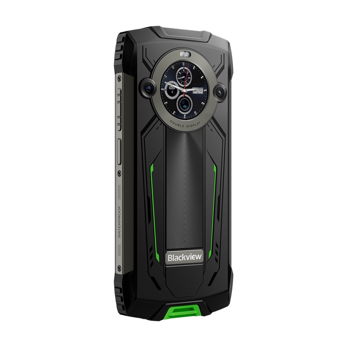 Telefon mobil Blackview BV8200, 6.497" FHD+, 120Hz, 36GB RAM(12GB + 24GB extensibili 2To), 256GB ROM, Android 14, 8800mAh, 8 cores, Dual SIM, NFC/Amprenta/caracteristici faciale, Verde