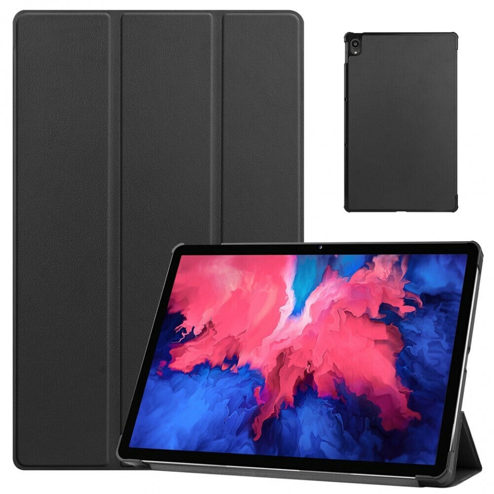 Husa pentru tableta Lenovo Tab P11/P11 Plus de 11 inch cu functie auto on/off de culoare neagra
