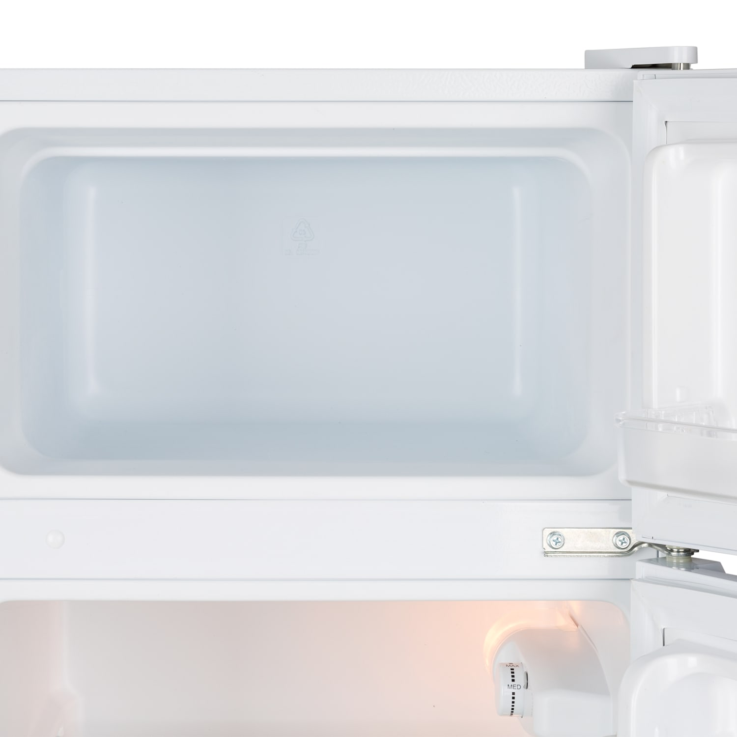 Klarstein, Big Daddy Cool, Frigider Cu Congelator, 61/26 Litri, 40 Db, F, Alb