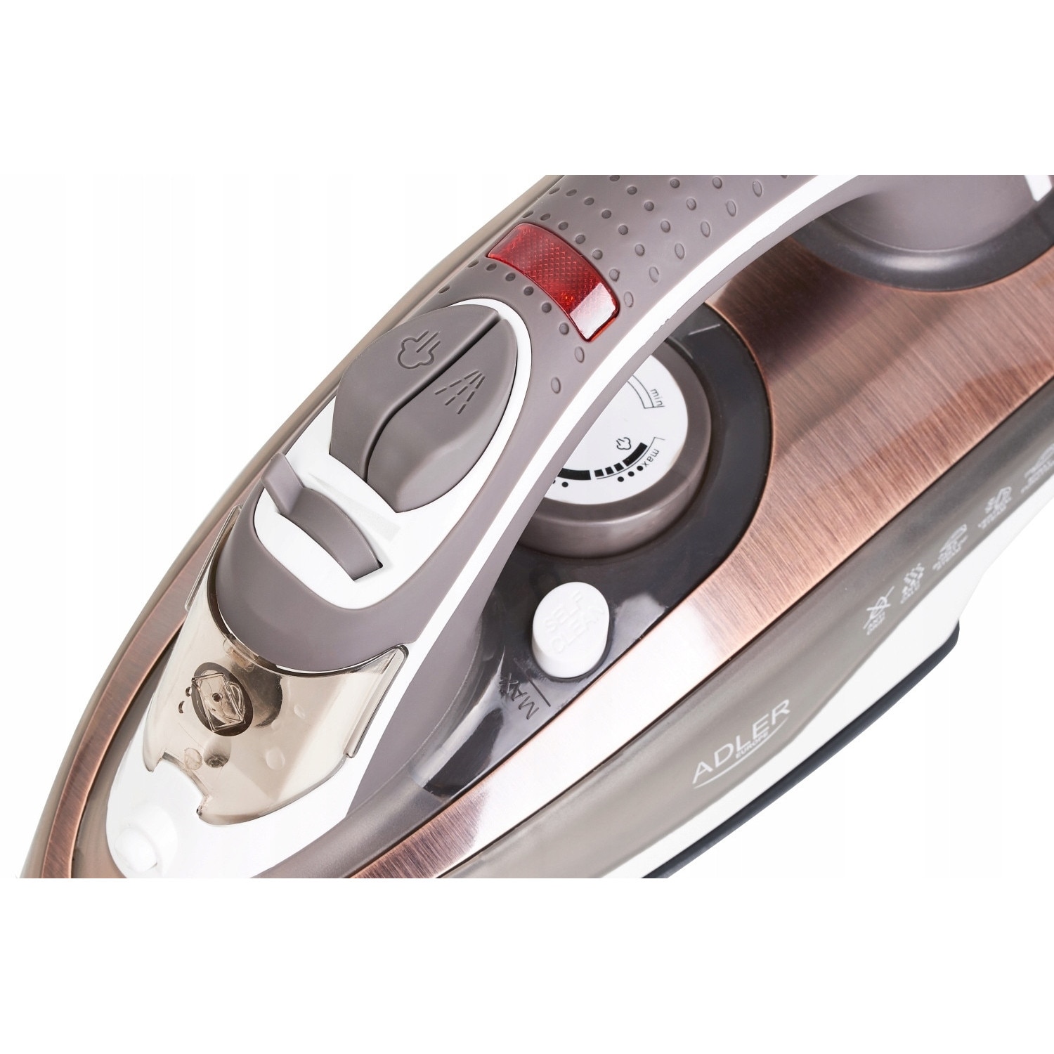 Fier de calcat Adler AD 5030, ceramica, 3000W, abur continuu 20g/min, rezervor 310ml
