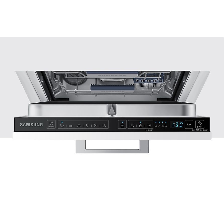 Masina de spalat vase incorporabila Samsung DW50R4060BB/EO, 9 seturi, 6 programe, Clasa E, 45 cm