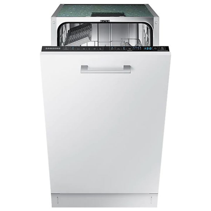 Masina de spalat vase incorporabila Samsung DW50R4060BB/EO, 9 seturi, 6 programe, Clasa E, 45 cm