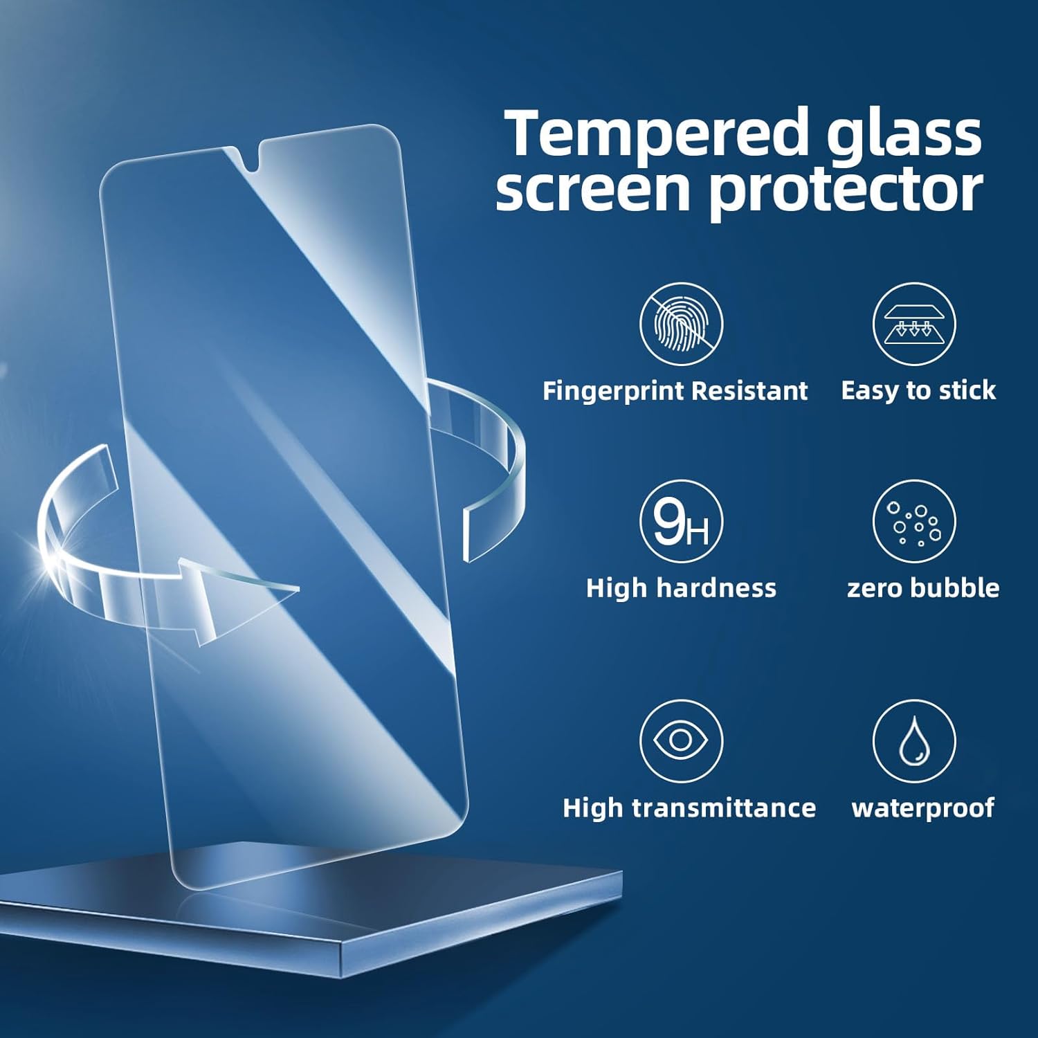 Set 3 X Folie protectie Sticla securizata Profesionala Ecran, enkourakoko®, pentru Samsung Galaxy S22, Full Glue, Suporta deblocarea amprentelor digitale, Ultra HD, Anti Zgarieturi, Anti Socuri, Transparent