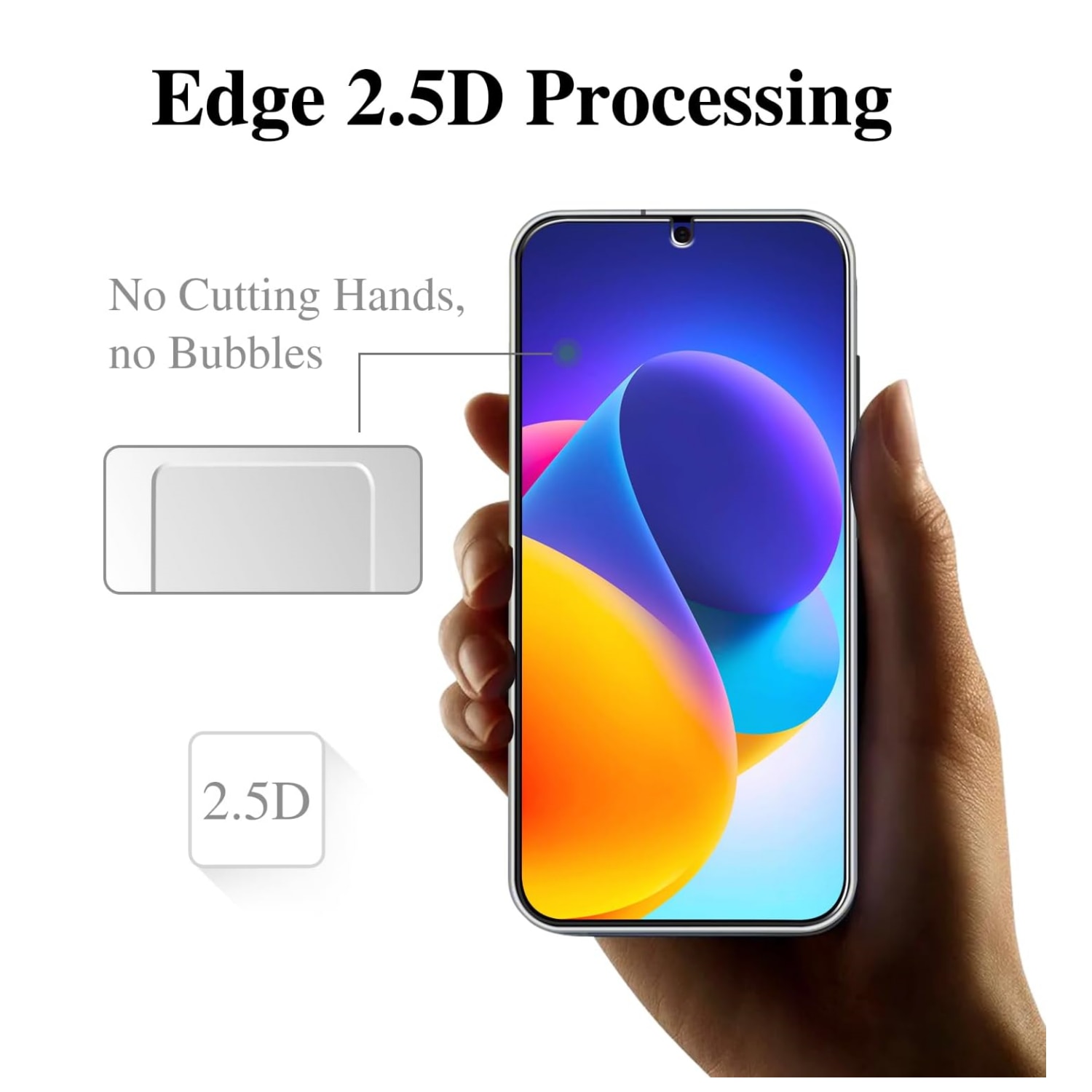 Set 3 X Folie protectie Sticla securizata Profesionala Ecran, enkourakoko®, pentru Samsung Galaxy S22, Full Glue, Suporta deblocarea amprentelor digitale, Ultra HD, Anti Zgarieturi, Anti Socuri, Transparent