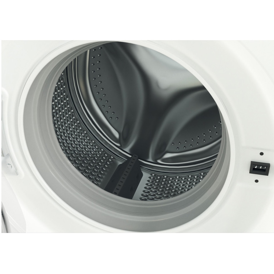 Masina de spalat rufe Slim Indesit MTWSE61252WEE, 6kg, 1200 RPM, Clasa F, MyTime, Fast Cycles, Alb