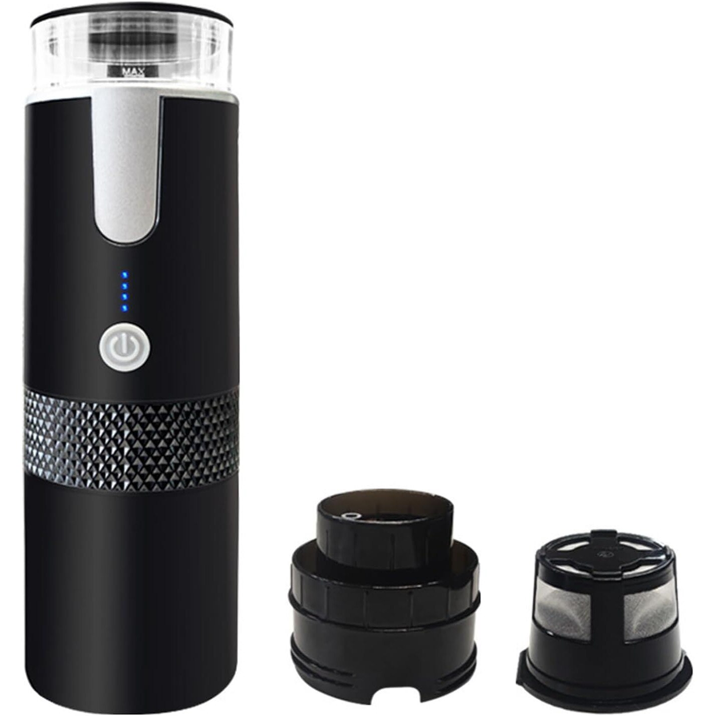 Cafetiere portabila, 170 ml, pentru cafea americana, incarcare USB, doua moduri, compacta