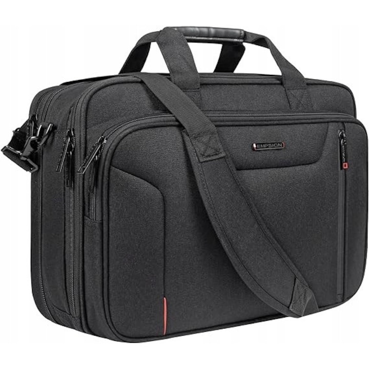 Geanta Laptop 17.3" Blocare RFID, Impermeabila, Spatioasa, Eleganta