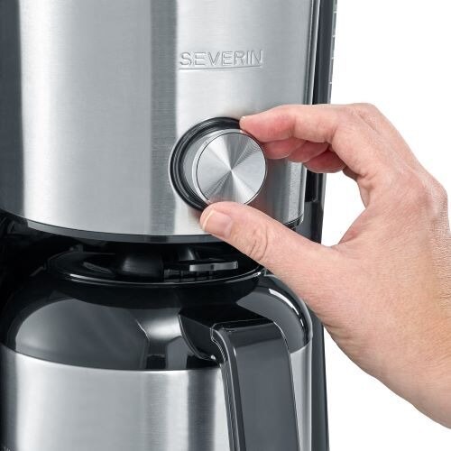 Cafetiere Severin KA 4845, 1000W, termica, 1.25l, negru-argintiu
