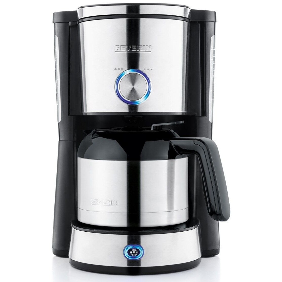 Cafetiere Severin KA 4845, 1000W, termica, 1.25l, negru-argintiu
