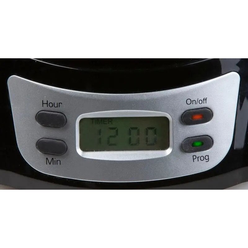 Cafetiere Domo DO708K, 1,5L, 1080W, sticla, inox, negru