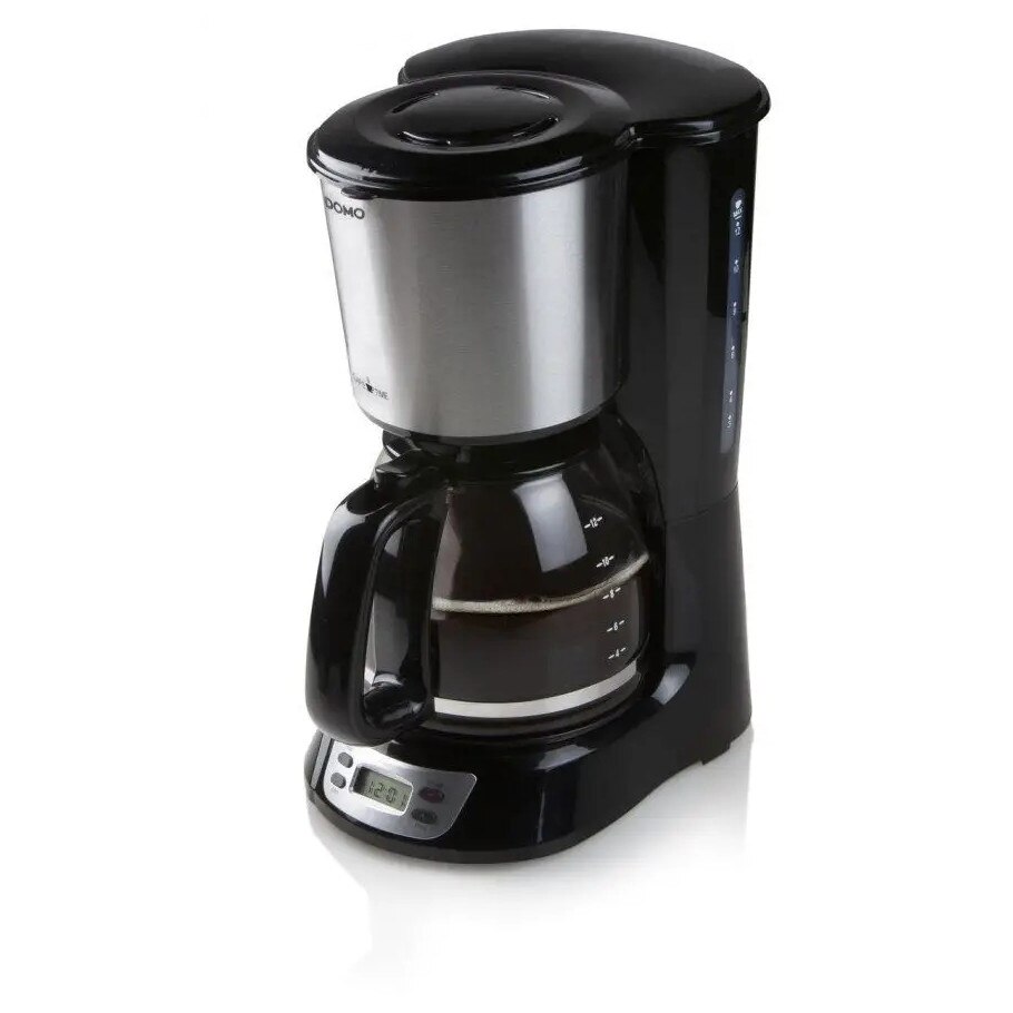 Cafetiere Domo DO708K, 1,5L, 1080W, sticla, inox, negru
