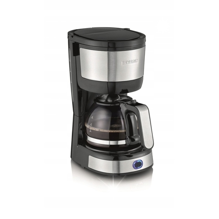 Cafetiere Severin KA 4808, 750W, 4 cani, inox periat, negru