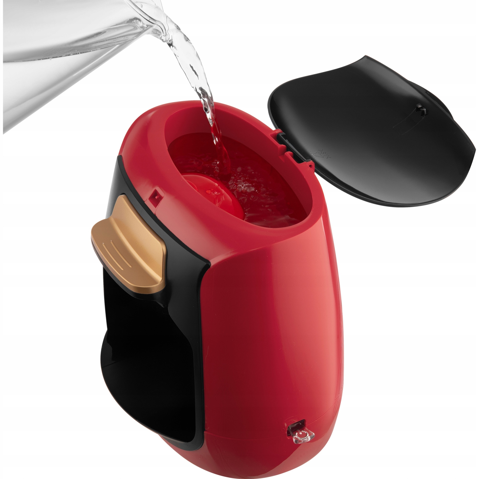 Ekspres de cafea Sencor SCE 2101RD 500W, 0.3L, rosu, set cu 2 cesti