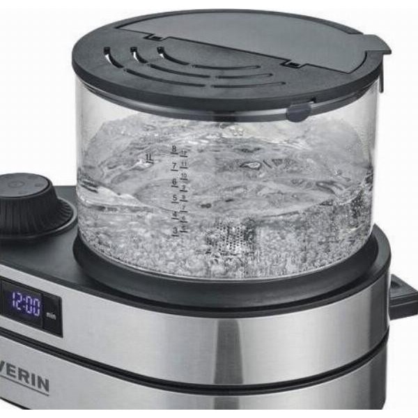 Cafetiere Severin KA 5763 Caprice, 1.25l, 1450W, argintie, 44.5x31.5x20cm