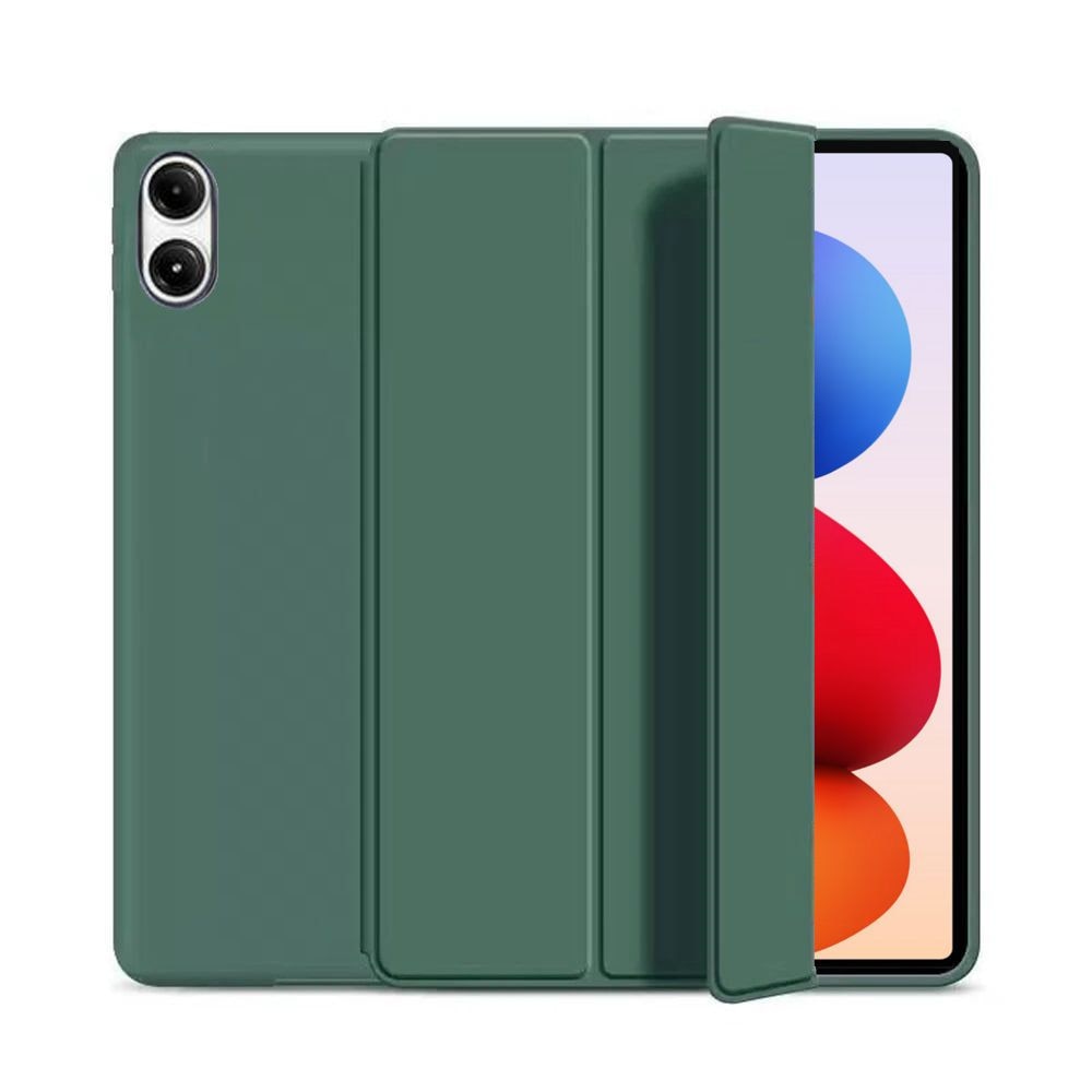 Husa Ultra Slim pt. tableta Xiaomi Redmi Pad 2 Pro 12.1'' (2025), Silicon TPU, Smart Cover - Verde Marin