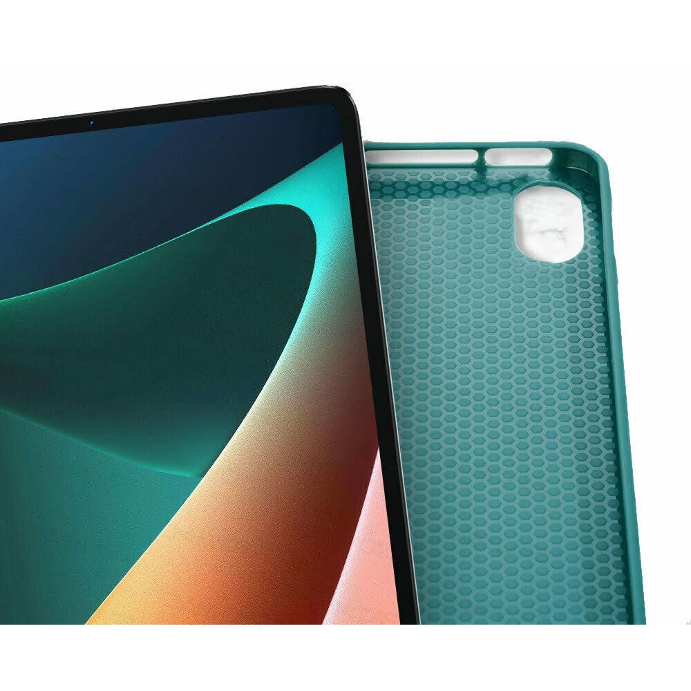 Husa Ultra Slim pt. tableta Xiaomi Redmi Pad 2 Pro 12.1'' (2025), Silicon TPU, Smart Cover - Verde Marin