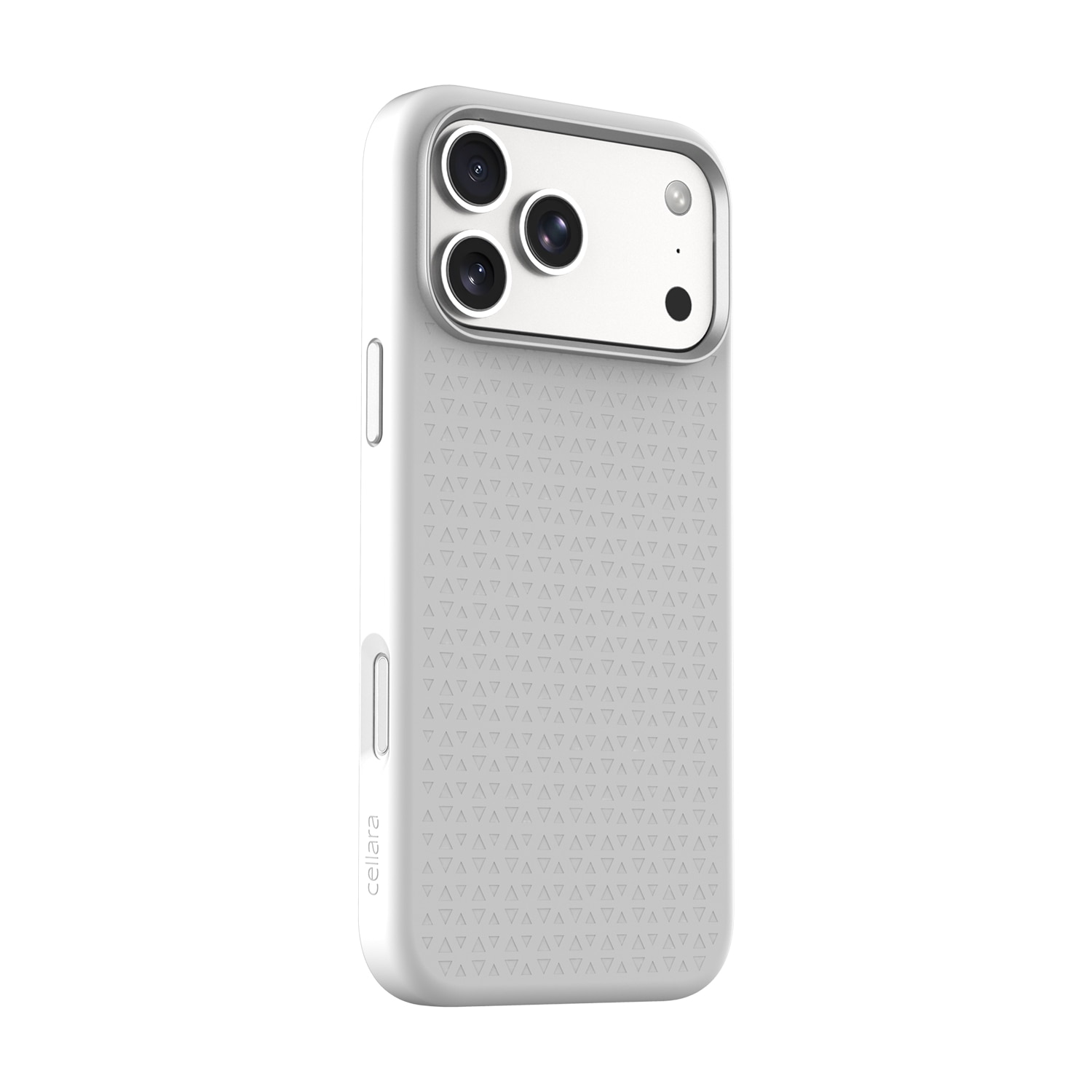 Carcasa silicon Cellara Silk Style, alb, compatibilă MagSafe, pentru iPhone 17 Pro Max