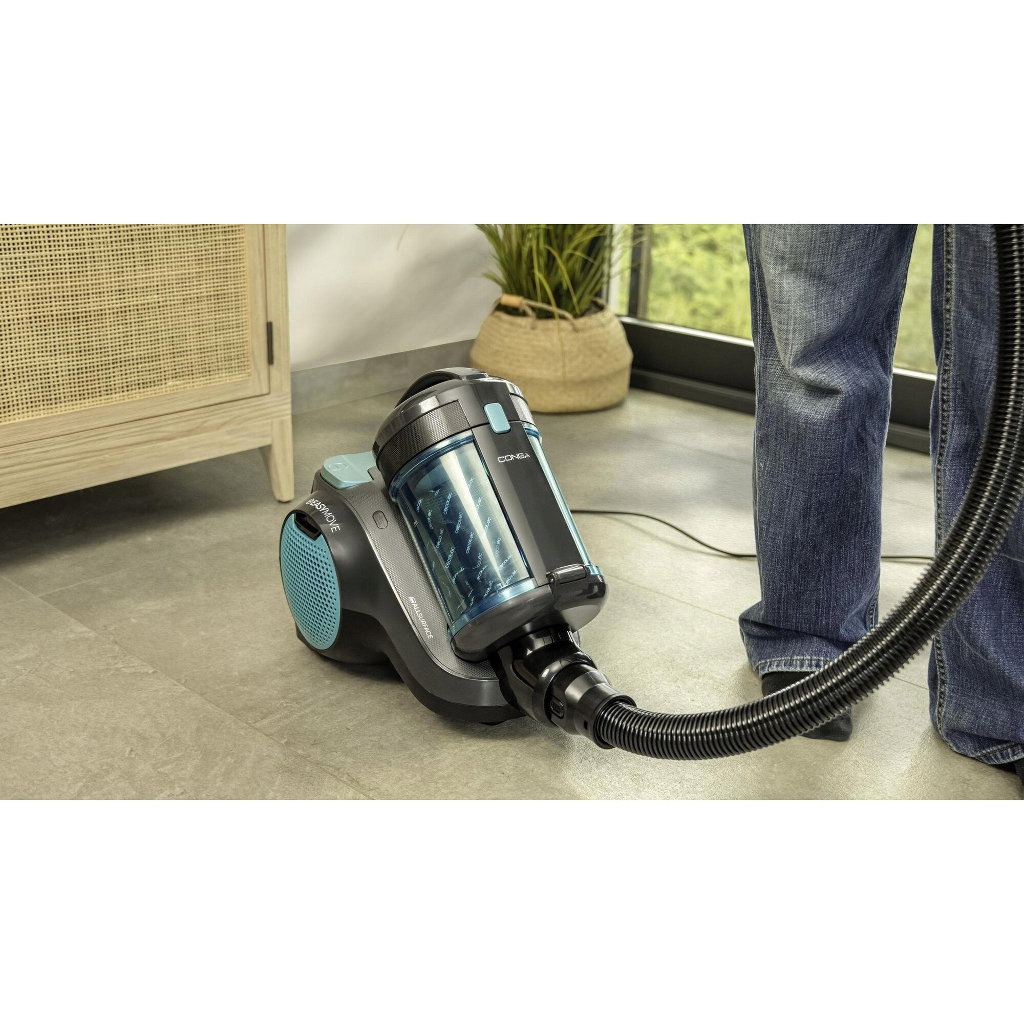 Aspirator Cecotec Conga Rockstar Cyclonic Powerbag 900W, 175 AW, 2L, 10m