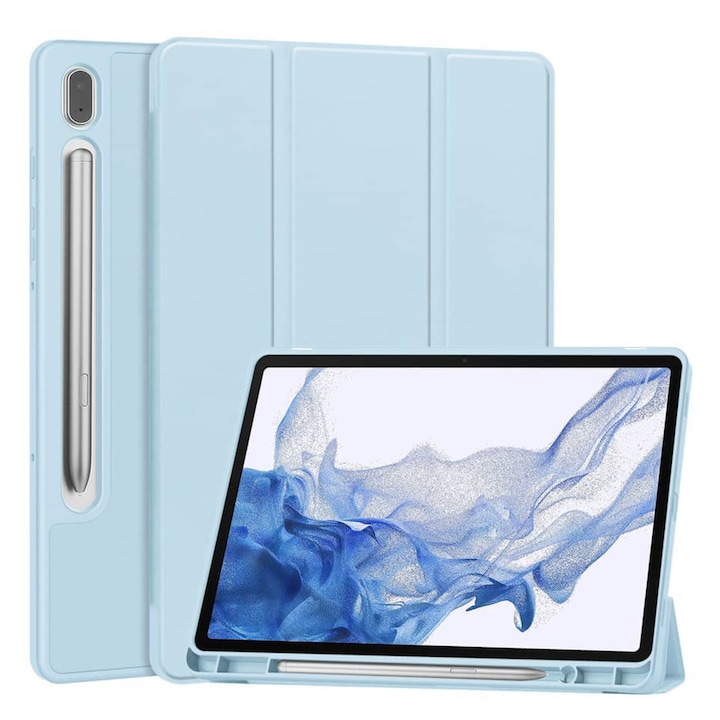 Husa pentru Xiaomi Redmi Pad SE 11 - Techsuit Flex Trifold - Sky Blue
