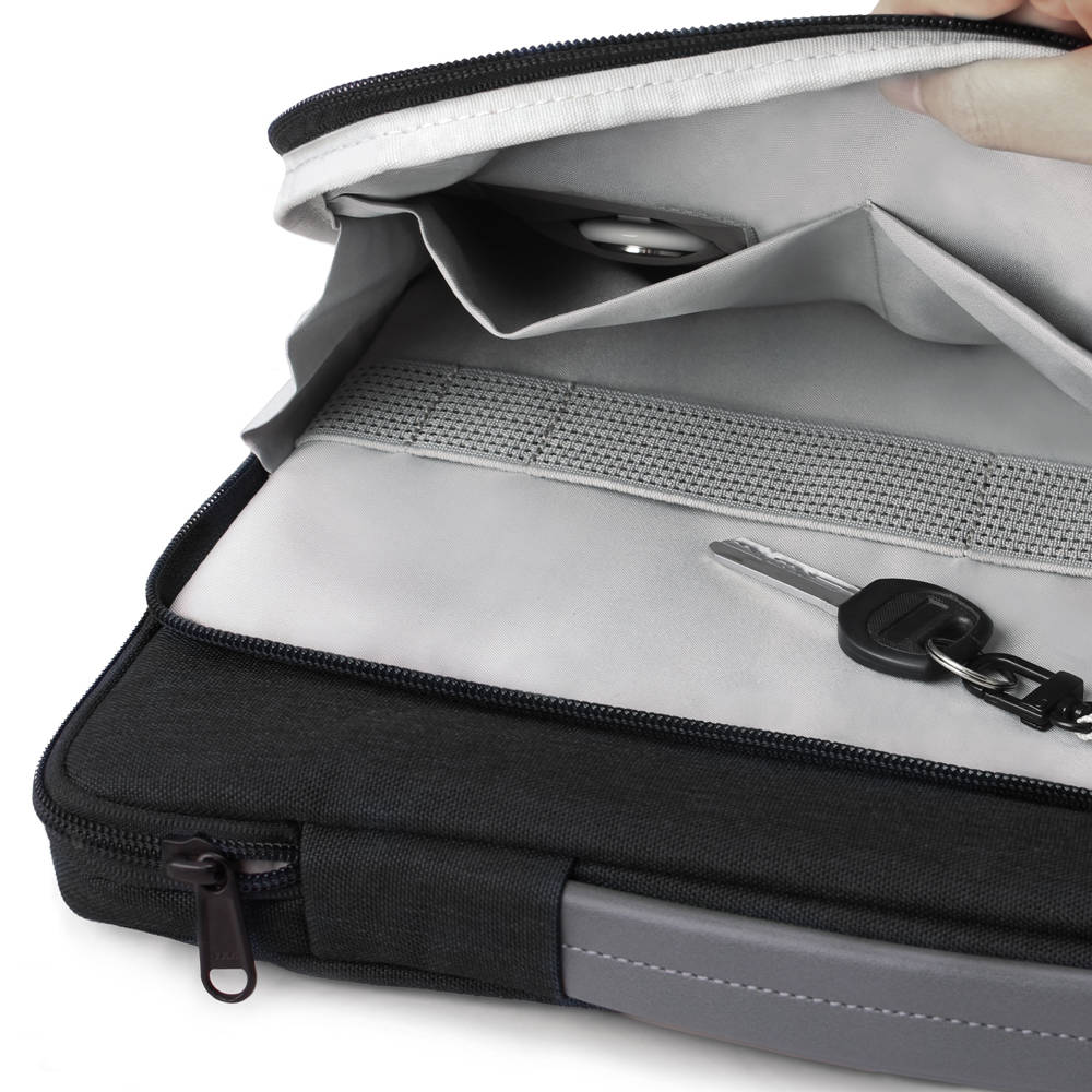 Etui laptop JCPAL Logan Commuter, 14", waterproof, 347x239x35mm, negru