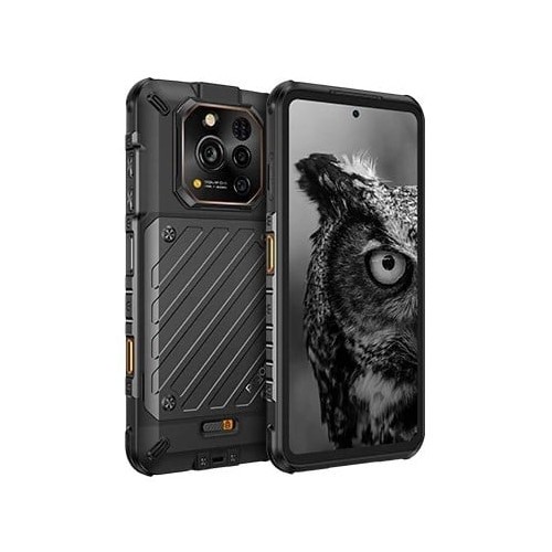 Telefon mobil RugOne Xever 7, Negru, 5G, 6.67" AMOLED, 24GB RAM (12GB + 12GB Extensibili), 512GB ROM, 50MP, Android 15, Dimensity 7025, Baterie interschimbabila, eSIM, Night Vision, 33W, Dual SIM