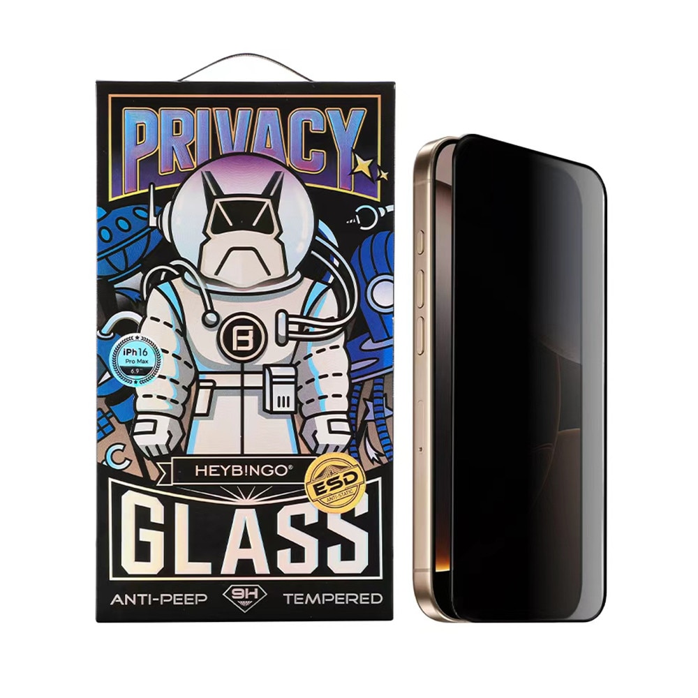 Folie Privacy Pentru Apple iPhone 11 HEYBINGO, 9H din Sticla Securizata, cu Kit Aplicare, Rezistenta la Zgarieturi