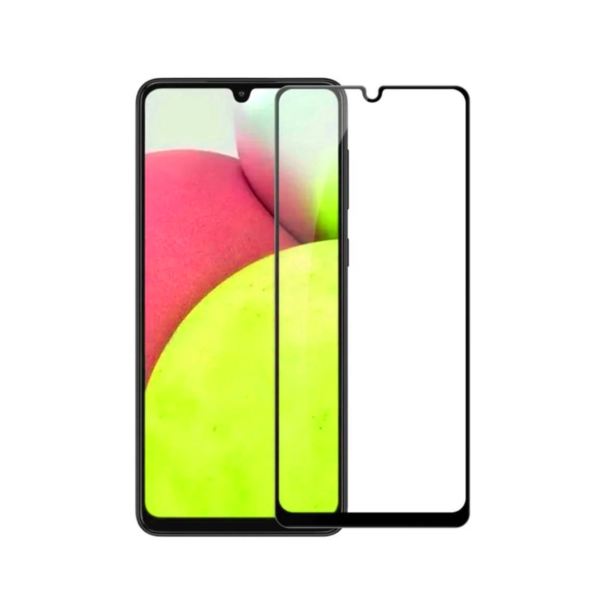 Folie sticla 9D compatibila cu Samsung Galaxy A14 4G/A14 5G Margine Neagra