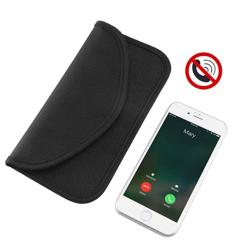 Husa Pentru Telefon, RFID Blocker, Blocare Semnal / Protectie Antifurt, Negru
