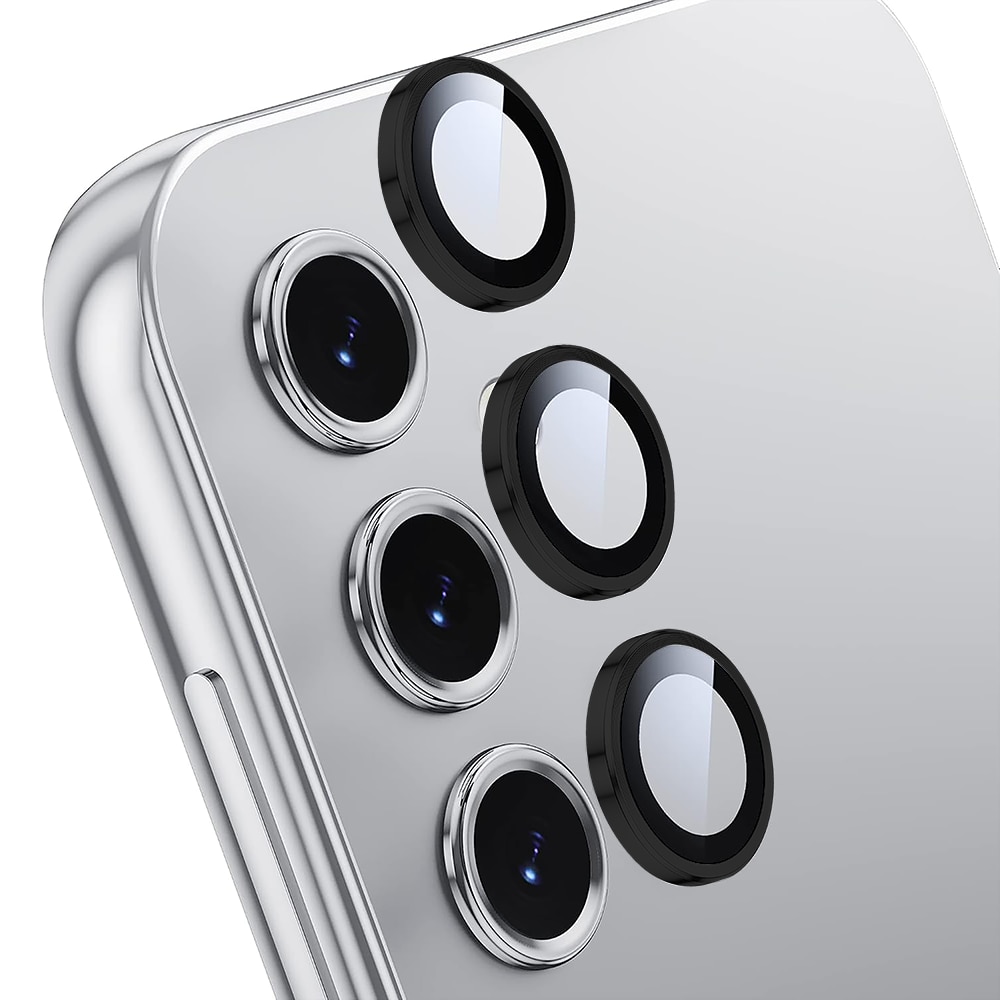 Folie Protectie Lentile Camera compatibila cu Samsung Galaxy A54, CASEY STUDIOS™ MaxDefense+, Ultra HD, Anti Amprente, Anti Zgarieturi, Anti Socuri, Negru