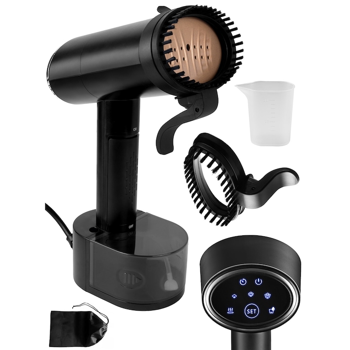 Fier de calcat cu abur Maltec HDS8000W, 2000W, 3 niveluri abur, ceramica, set accesorii