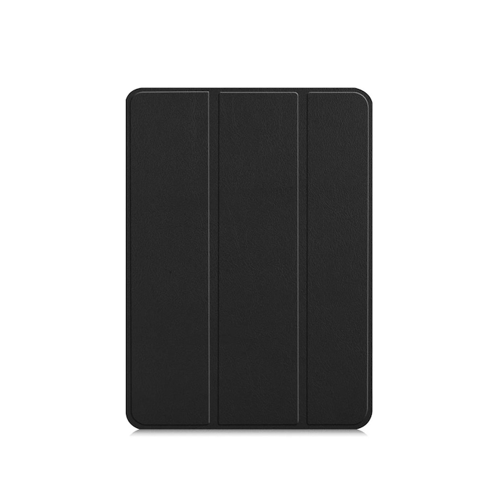 Husa Smart Cover compatibila cu Ipad Pro 11" (2018-2020-2021-2022), inchidere magnetica, functie wake-sleep, Negru, TELGORBCS