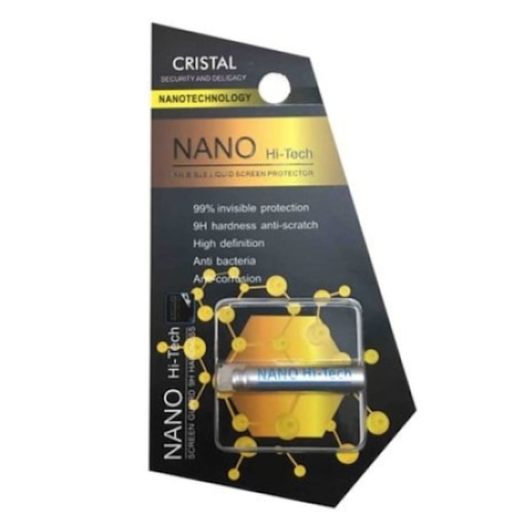 Sticla de protectie lichida universala 9H NANO pentru telefoane si tablete, anti-zgarieturi, Dactylion®