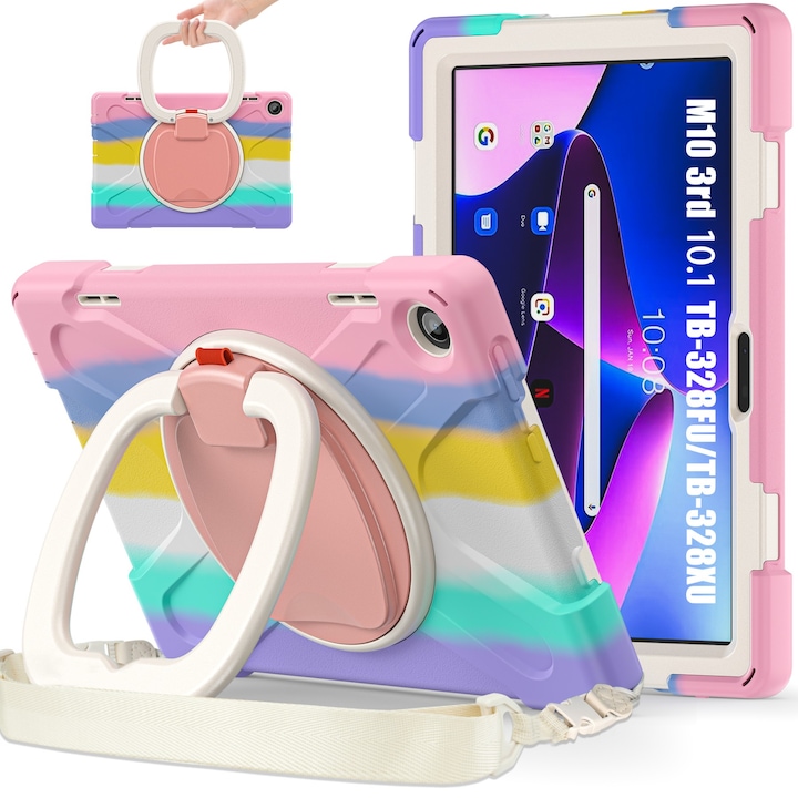 Husa tableta pentru Lenovo Tab M10 10.1 2022, cu suport, multicolor