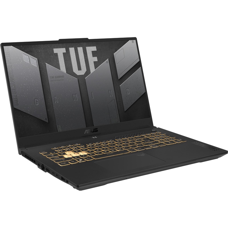 Laptop Gaming ASUS TUF F17, procesor Intel® Core™ 5 210H pana la 4.8GHz, 17.3'', Full HD, 144Hz, IPS, 32GB DDR4, 256 GB SSD, NVIDIA® GeForce RTX™ 3050 6GB GDDR6, No OS, Mecha Gray