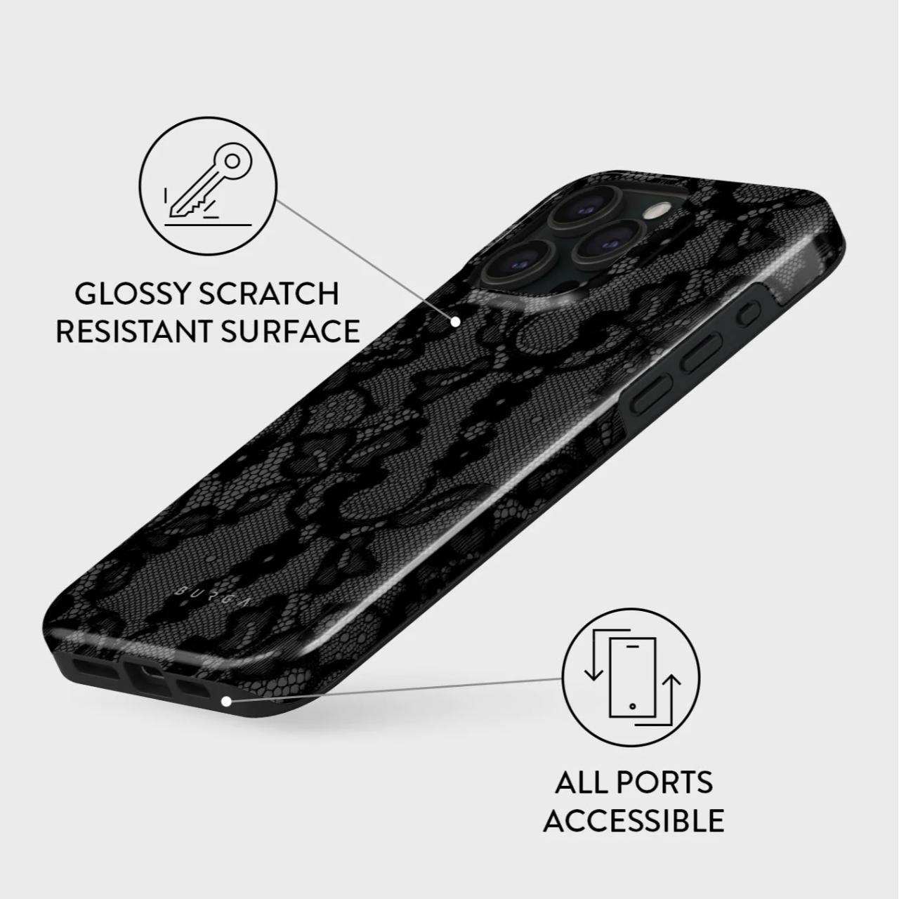 Husa Burga Dual Layer Magnetic compatibila cu iPhone 15 Pro Max