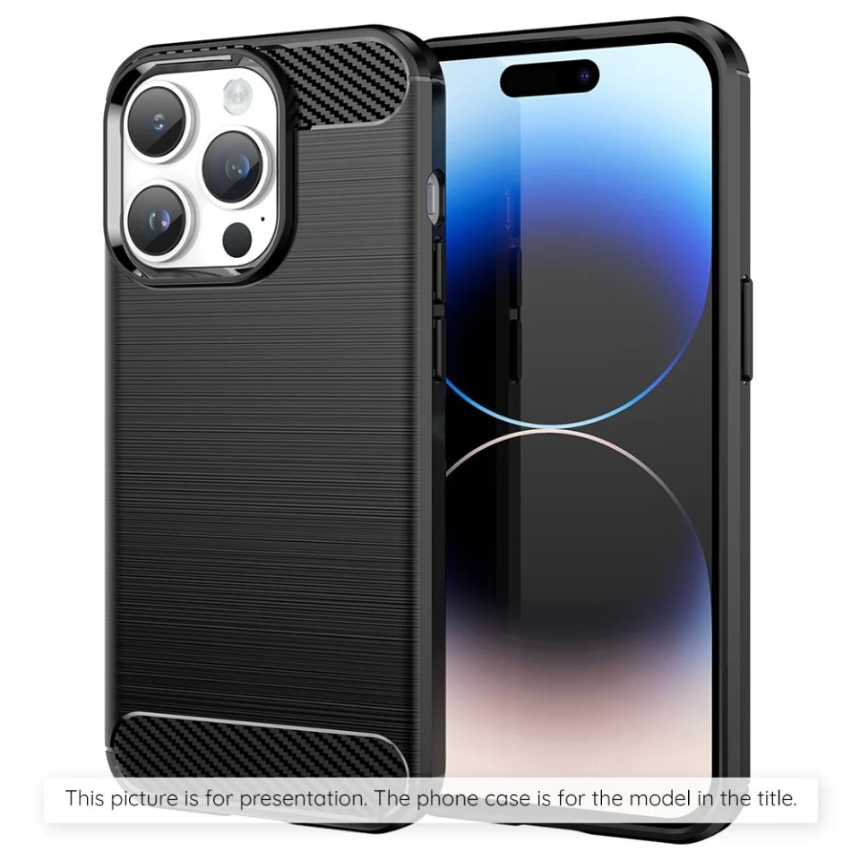 Husa pentru Xiaomi 17 Ultra, SKYDDAR INNOVATION, Carbon Silicone, din Silicon Slim, cu textura Fibra Carbon, set cu sticker, Negru