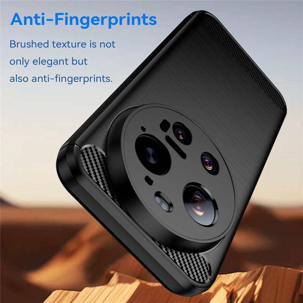 Husa pentru Xiaomi 17 Ultra, SKYDDAR INNOVATION, Carbon Silicone, din Silicon Slim, cu textura Fibra Carbon, set cu sticker, Negru