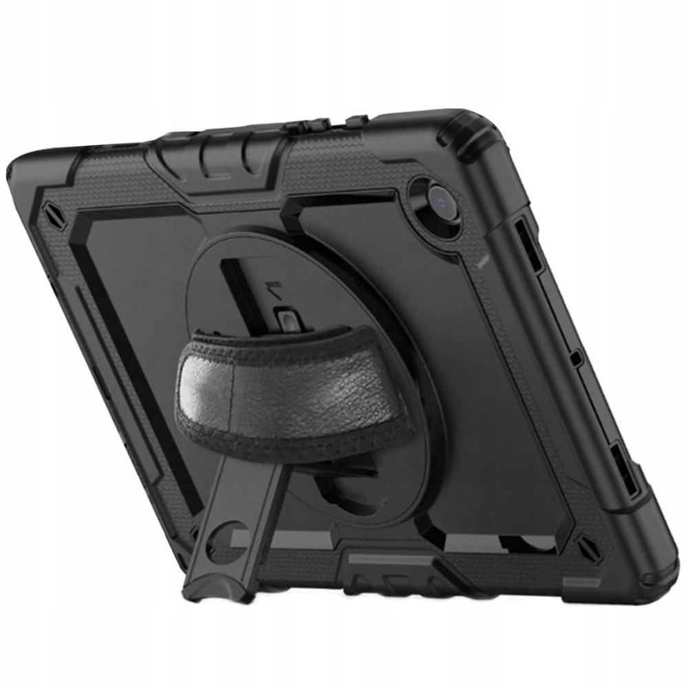 Etui Tech-Protect Solid360 pentru Samsung Galaxy Tab A9+ Plus, negru, 11.0, set cu curea