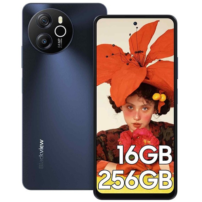 Telefon mobil Blackview Shark 8 Grey, 4G, 6.78'' FHD+ 120Hz 2.4K, 16GB RAM (8GB + 8GB extensibili), 256GB ROM, 64MP, Android 13, Helio G99, 5000mAh, Dual SIM