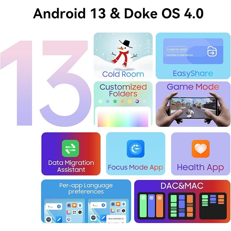 Telefon mobil Blackview Shark 8 Grey, 4G, 6.78'' FHD+ 120Hz 2.4K, 16GB RAM (8GB + 8GB extensibili), 256GB ROM, 64MP, Android 13, Helio G99, 5000mAh, Dual SIM