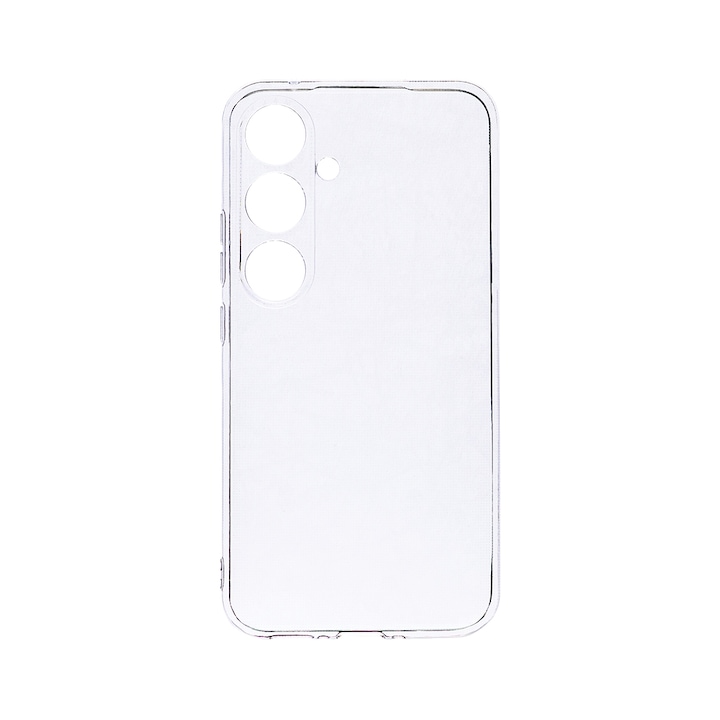 Husa BestCase® Clear Silicon 2MM, Compatibila Cu Samsung Galaxy S24, Antisoc, Protectie Camera, Margini ridicate pentru protectia ecranului, Transparent