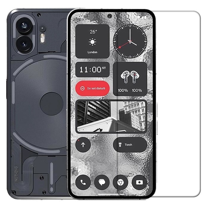 Folie Sticla Securizata pentru Nothing Phone 2, Cyrax, Sticla de protectie Compatibila cu Nothing Phone 2, 2.5D, HD, Transparenta