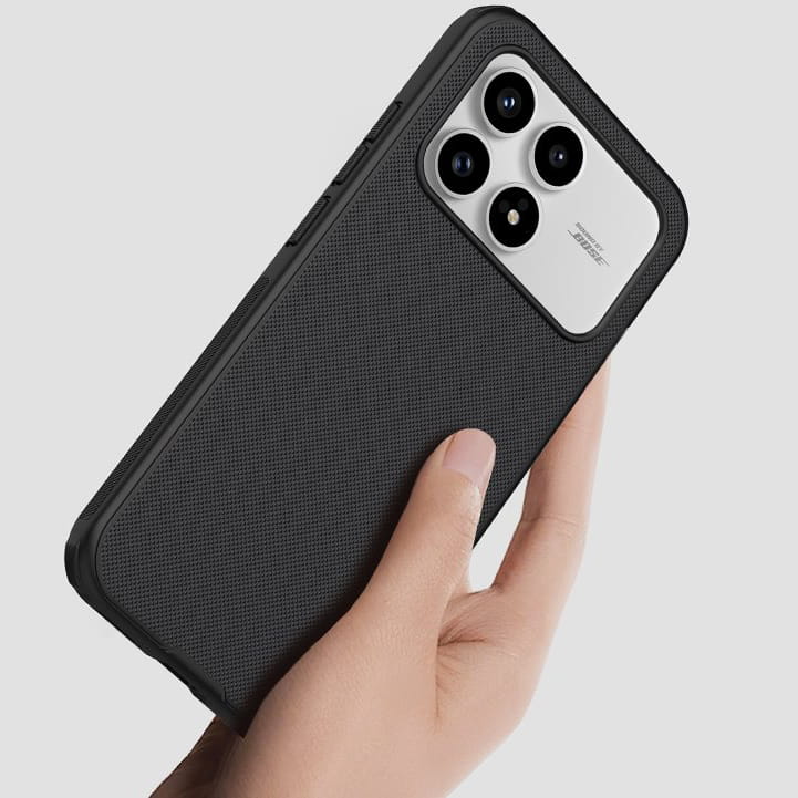 Husa, Nillkin Super Frosted Shield Pro Magnetic pentru Xiaomi POCO F8 Pro, Negru