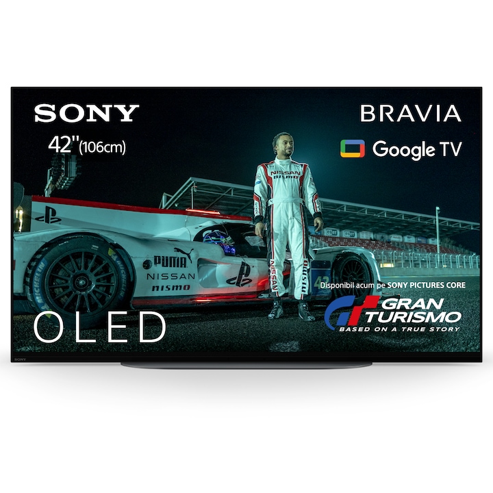 RESIGILAT: Televizor Sony OLED 42A90K, 107 cm, Smart Google TV, 4K Ultra HD, 100 Hz, Clasa G