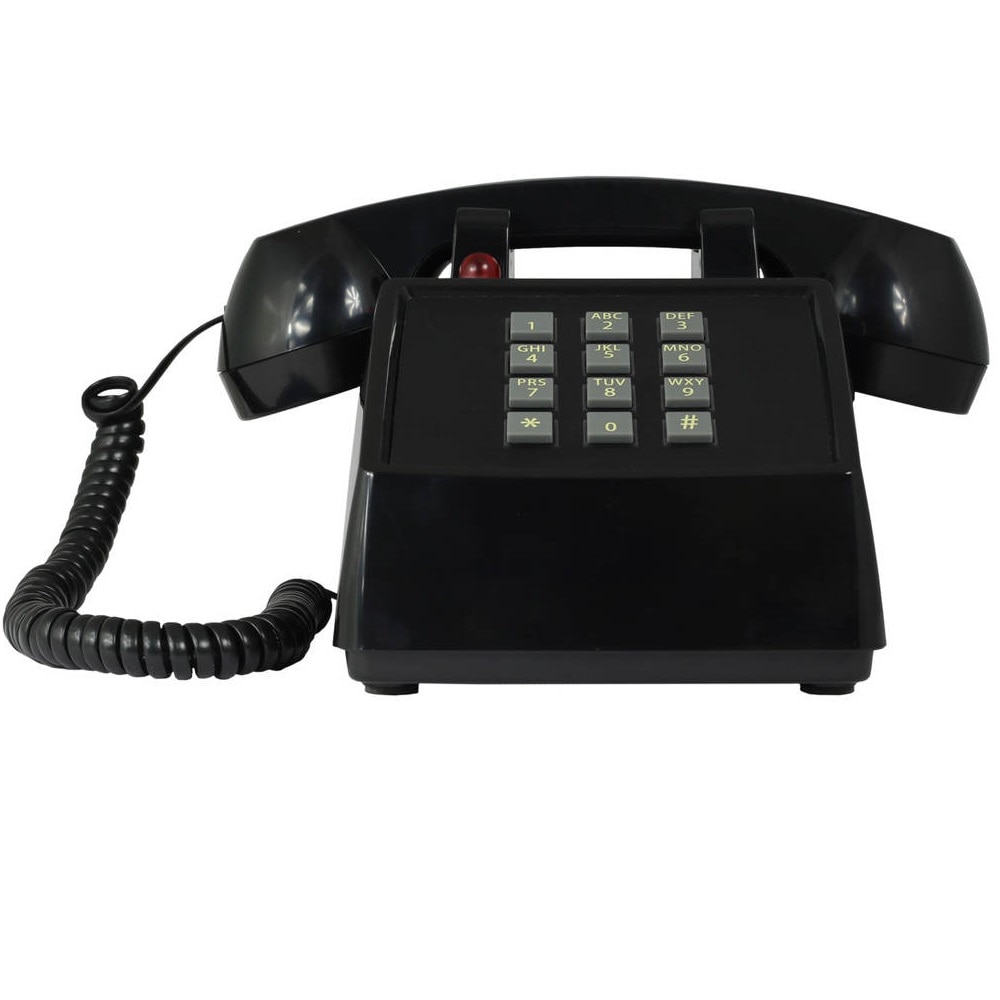 Telefon mobil retro, Opis Technology, PushMeFon, SIM, Plastic, 230 x 210 x 130 mm, Negru
